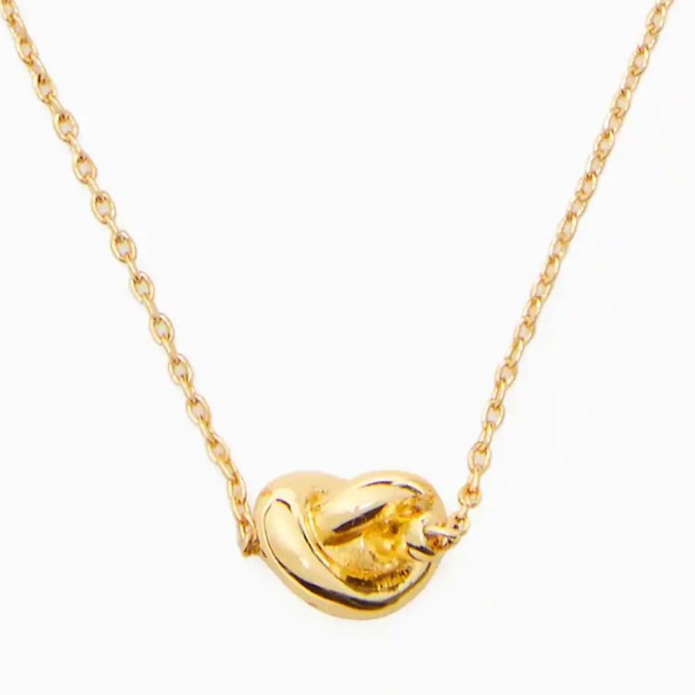 Kate Spade New York Sailor's Knot Mini Pendant Necklace Gold NWT Jewelry